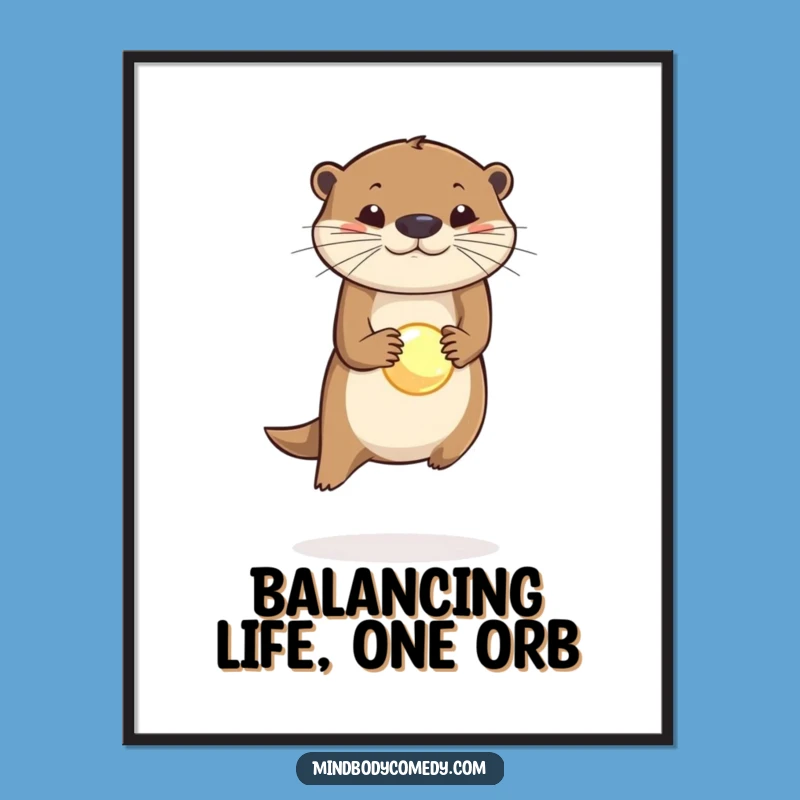 Free Printable Otter Wall Art - Whimsical & Funny Downloadable Decor for Any Room